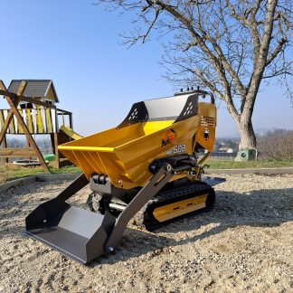 MINI DEMPER 500kg goseničar D50B - hidravlično kipanje in nalaganje